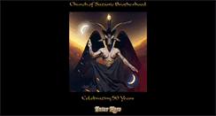 Desktop Screenshot of churchofsatanicbrotherhood.com
