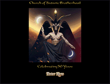 Tablet Screenshot of churchofsatanicbrotherhood.com